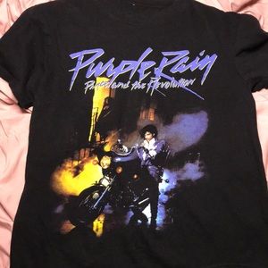 Purple rain Michael Jackson graphic tee